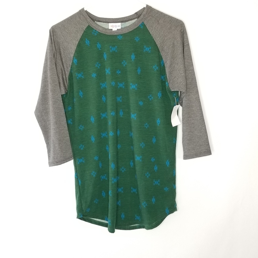 NEW LULAROE Ranglan Green Top Size Small